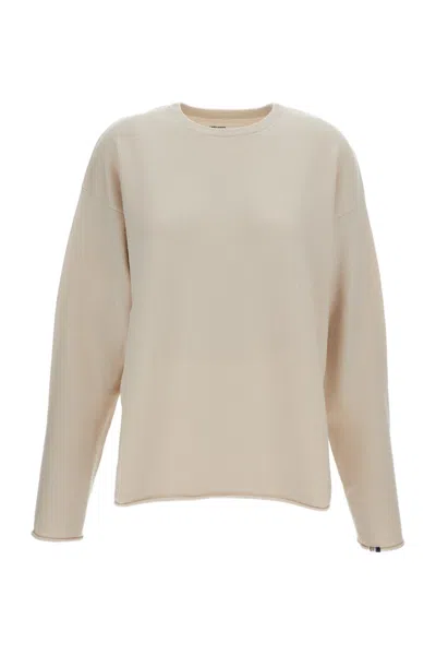Extreme Cashmere Off White Cashmere-blend N.493 Oversized Sweater In Neutral