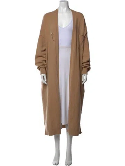 Pre-owned Extreme Cashmere Open Front Sweater In Neutral