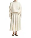 Extreme Cashmere Oversize Extra Turtleneck Sweater In Cream In Neutral