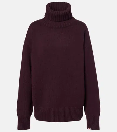 Extreme Cashmere Oversize Xtra Cashmere Turtleneck Sweater In Brown