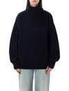 Extreme Cashmere Oversized Extra Sweater In Black