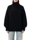 Extreme Cashmere Voluminous Oversized Garment In Black