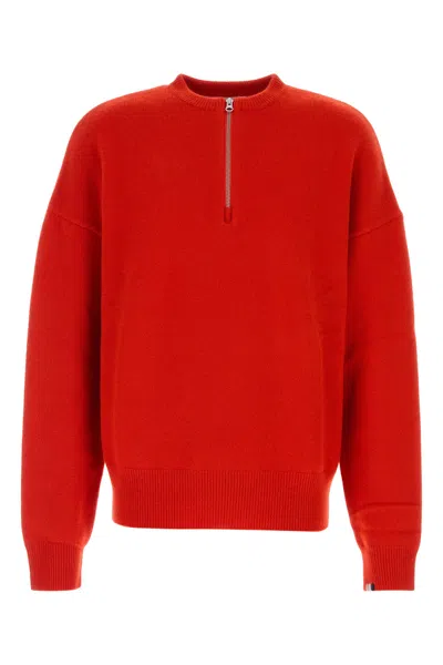 Extreme Cashmere Red Stretch Cashmere Blend  N°496 Oversize Sweater