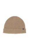 Extreme Cashmere Ribbed Cashmere Beanie In Brown
