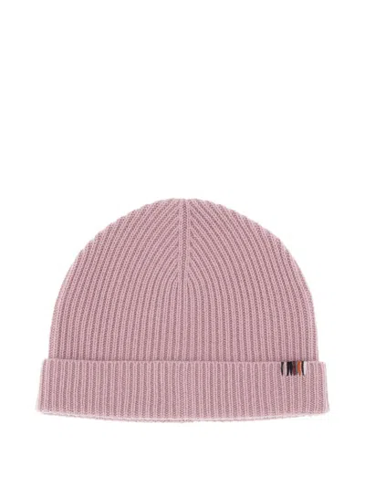 Extreme Cashmere Ribbed Cashmere Beanie In Pink