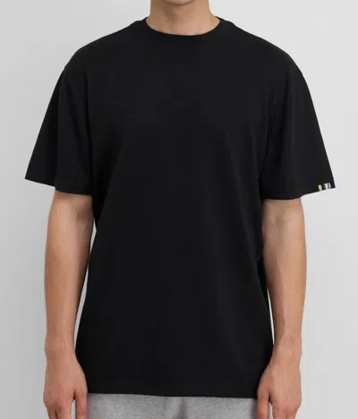 Extreme Cashmere Rik Relaxed-fit Short Sleeve T-shirt In Raven In Black