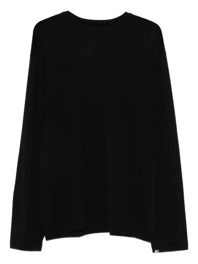 Extreme Cashmere Rock Long-sleeve Sweater In Black