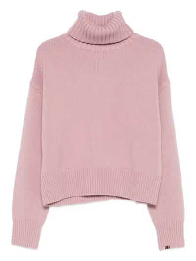 Extreme Cashmere Roll-neck Sweater In Pink