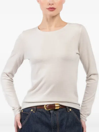 Extreme Cashmere Round-neck Long-sleeved Top
