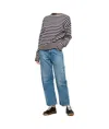Extreme Cashmere N.383 Lovely Breton Sweater, Cardigans Multicolor In Blue