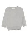 Extreme Cashmere Round-neck Sweater In Gray