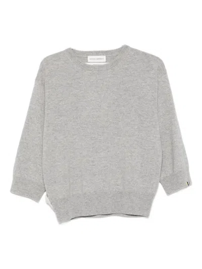 Extreme Cashmere Round-neck Sweater In Gray