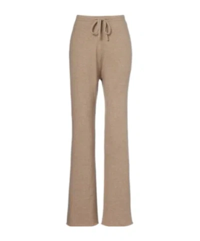 Extreme Cashmere Run Cashmere-blend Sweatpants In Brown