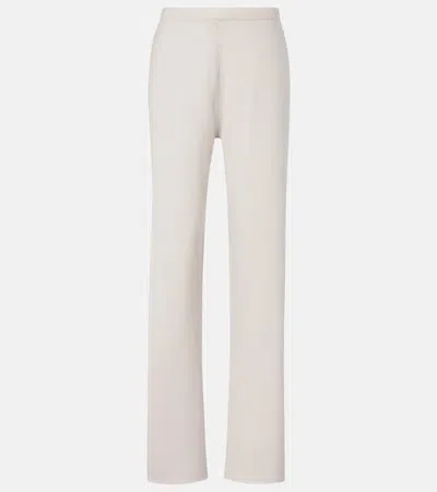 Extreme Cashmere Rush Cashmere-blend Straight Pants In Neutral