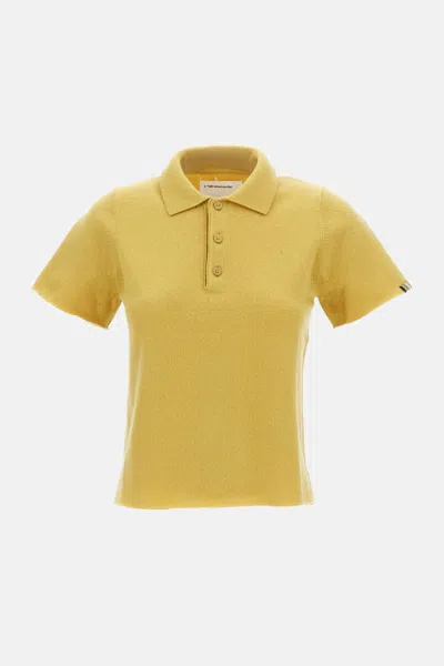 Extreme Cashmere Salamander Polo In Yellow