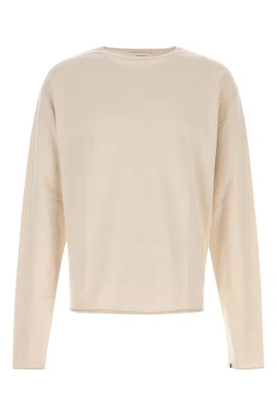 Extreme Cashmere Sand Cotton Blend Aries Sweater In Brown