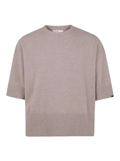 Extreme Cashmere Sassie 433 Short Sleeve Knit Top In Pink