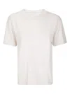 Extreme Cashmere Cotton-cashmere Crew Neck T-shirt With Minimalist Aesthetic In White