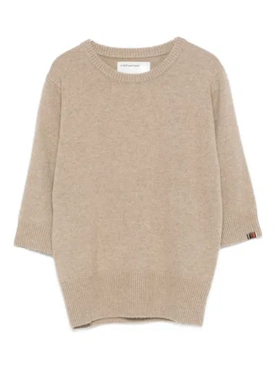 Extreme Cashmere Short-sleeve Well Lamb Knitwear In Neutral