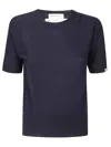 Extreme Cashmere Short-sleeved Merino Wool And Cashmere Sweater