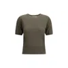 Extreme Cashmere Short-sleeved Sweater In Green