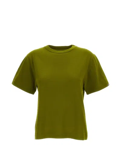 Extreme Cashmere Short-sleeve Crew-neck T-shirt In Green