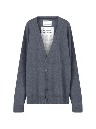 Extreme Cashmere Simo V-neck Cardigan In Blue