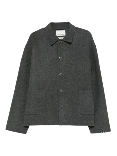 Extreme Cashmere Single-breasted Jacket In Gray