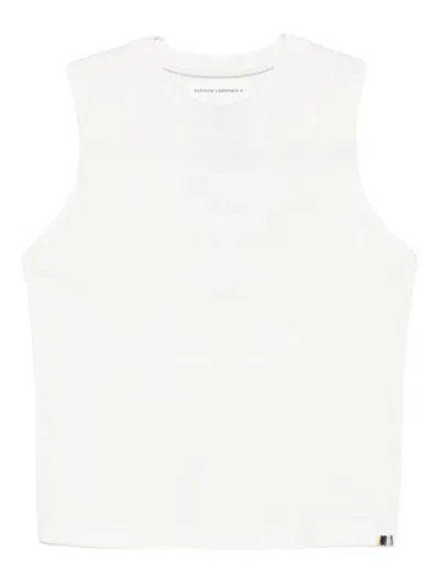Extreme Cashmere Sleeveless Cashmere Vest In White