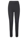 Extreme Cashmere Slim-fit Leggings With Ribbed Waistband In Blue