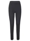 Extreme Cashmere Slim-fit Leggings With Ribbed Waistband In Gray