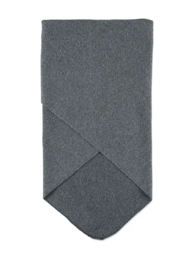 Extreme Cashmere Stitch-detail Carf In Gray