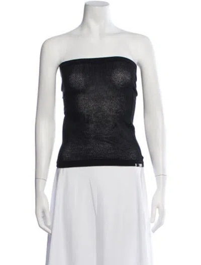 Pre-owned Extreme Cashmere Strapless Top W/ Tags In Black