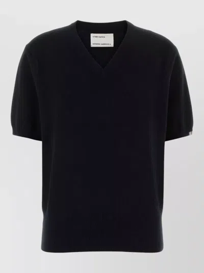 Extreme Cashmere Stretch Cashmere Blend V Neck Sweater 490 In Transparent