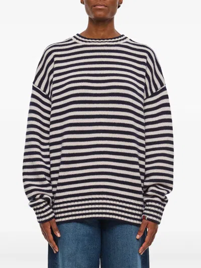 Extreme Cashmere Striped Jumper In Multi