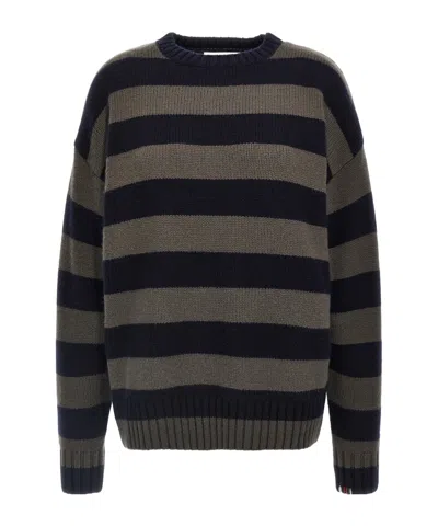 Extreme Cashmere 'n.383 Lovely Road' Crew Neck Sweater In Multicolor