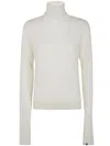 Extreme Cashmere Turtleneck Sweatshirt In White