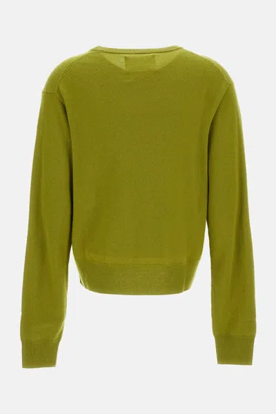 Extreme Cashmere Selfie Crew-neck Sweater In Green