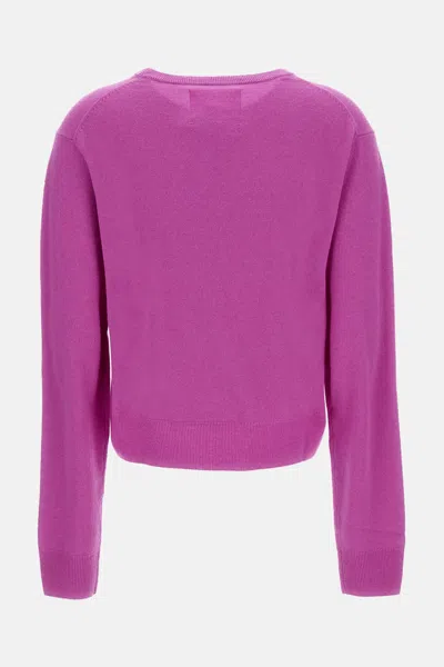 Extreme Cashmere Oleander Pink N.475 March Cashmere Sweater In Purple
