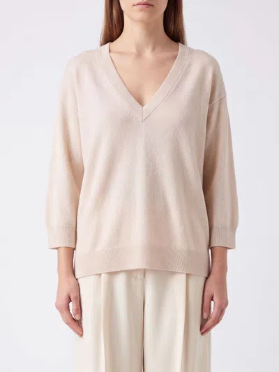 Extreme Cashmere Sweater Woman In Neutral