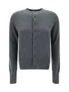 Extreme Cashmere Felted Cashmere Cardigan In Felt
