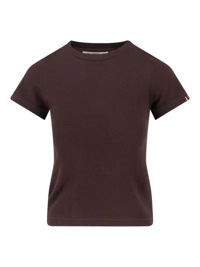 Extreme Cashmere T-shirt In Brown