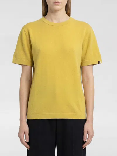 Extreme Cashmere Cuba Crew-neck T-shirt In Yellow
