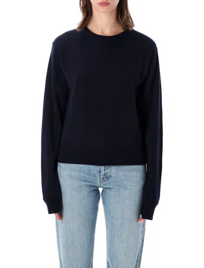 Extreme Cashmere The March Lightweight Cashmere Crewneck Sweater In Blu
