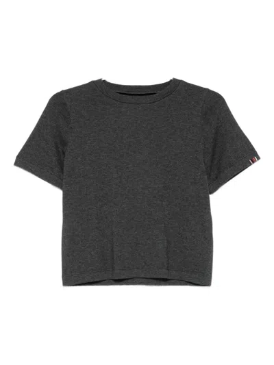 Extreme Cashmere Tina Cashmere T-shirt In Gray