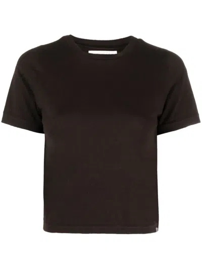 Extreme Cashmere Tina Cotton-cashmere T-shirt In Brown