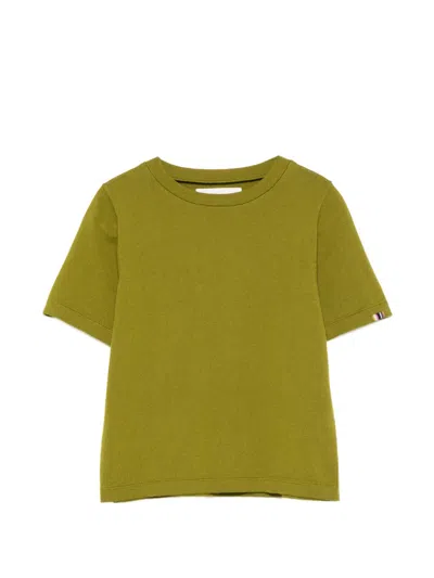 Extreme Cashmere Tina Crew-neck T-shirt In Green