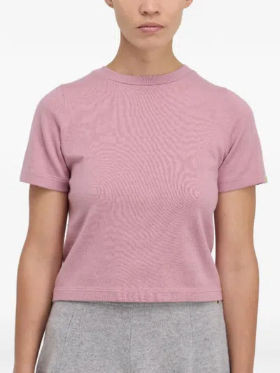 Extreme Cashmere Tina Round-neck T-shirt In Neutral