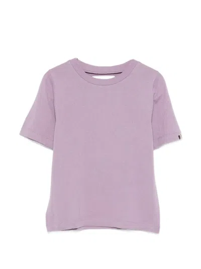 Extreme Cashmere Tina Round-neck T-shirt In Purple