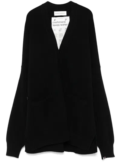 Extreme Cashmere Tokio Cashmere Cardigan In Black